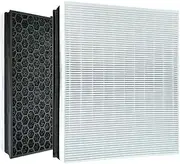 Replacements Compatible with Samsung AX90T7080,AX40T3030WM/SA, AX34T3020WW/SA, and AX40T3020,2 in 1 True HEPA Filter with Activated Carbon Pre-Filter,2 Pack