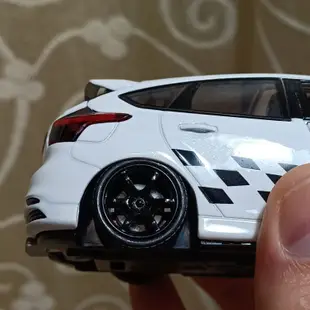 現貨手工改裝品1/32 Ford Focus mk3 ST合金玩具模型車