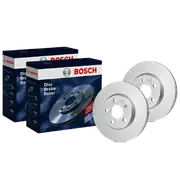 Bosch Rear Brake Rotors fit Bmw X 6 E 71 3L N57 D30B 2010 - 2014