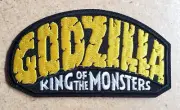 Large size 4" Godzilla King of the Monsters Logo Embroidered Patch