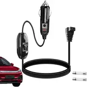 12V 24V Car Fridge Cooler DC Power Cord – Compact Two-Pin Plug Cable | Fridge Connector Wire, Heavy-Duty Portable Power Lead for Vehicle Freezers and Coolers, Easy Install Replacement