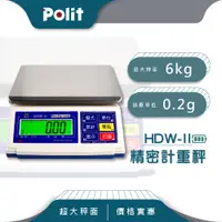 在飛比找松果購物優惠-【Polit沛禮】HDW-II計重秤 最大秤量6kg x感量