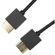 Dynamix C-HDMI2BLK-0 0.5M HDMI BLACK Nano High Speed With Ethernet Cable - [C-HDMI2BLK-0]