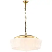 Art Deco Period Lighting Pendants Brass Abbotsford Lights Chain Retro