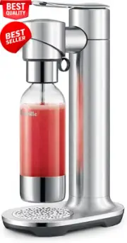 Infizz™ Fusion Carbonator, Soda & Sparkling Water Maker, Brushed Stainless Steel
