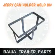 JERRY CAN HOLDER WELD ON NATURAL FINISH ! PERFECT FOR TRAILER / CARAVANS !