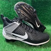 Nike Force Savage Pro 3 Lineman Black White Football Cleats Size 12.5 13.5 New