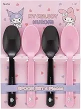 Skater S-18P-A My Melody Sanrio Spoon, Set of 4, Plastic, 5.9 inches (15 cm), Made in Japan