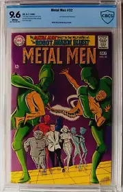 METAL MEN #32 CBCS 9.6 White 1968 SEKOWSKY & Abel, Clinton Collection, not CGC