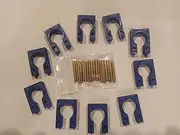 Generic Hull Clamp Set For Model Ship Building (Blue), HPC1bl