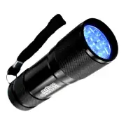 HQRP 9 LED UV 365 nM Ultra Violet Blacklight Flashlight TORCH LIGHT