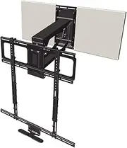 MantelMount MM700 Pro Series Above Fireplace Pull Down TV Mount for 45"-90" TVs Over Mantel