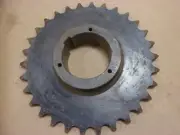 30 Tooth No. 100 Roller Chain Steel Drive Sprocket R1 Tapered Bushing Sheave USA