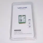 Wavlink Wi-Fi 6 AX3000 M.2 Duel Band Wireless Adapter New