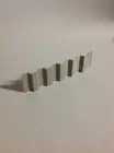 Model Railway Flexible Steel sheet piles wall - 50cm retaining wall - OO Gauge