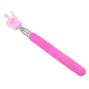 Telescopic Teachers Finger Pointer Stick, Pink 1pcs