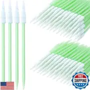 HINZIC 100PCS 2.56" Foam Cleaning Swabs Sponge Swab Sticks Head Tips for Elec