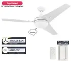 Prominence Home Maxon White LED 52 in Indoor Ceiling Fan