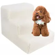 3 Steps Pet Stairs Portable Cat Dog Ladder Cover Step Ramp Climb For Pup Play