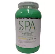 BCL SPA Organic SUGAR SCRUB - Lemon grass + Green Tea - 1 Gallon size