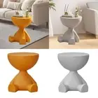 Small Round Side Table Creative Coffee Table for Bathroom NightStand Bedroom