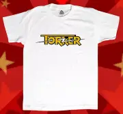 Vintage BMX Racing Torker T-Shirt Lightning Bolt WHT Redline Mongoose SIZES M-3X