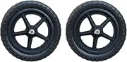 YueShengYCHUANG 1 Pair of Balance Bike Replace Wheels Light Black Training Bicycle Mature Birthday Gifts in Sports Repair 11 Inches, Pentagram Wheel Hub