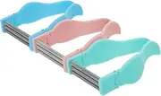 Ipetboom 3pcs Facial Hair Removal Tool Eraser Razors Trimmers Eyebrow Hair Remover Female Nu Electric Eyebrow Facial Hair Removal for Women Lipstick Face Hair Removal Woman Ladies Spring