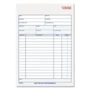 Tops Sales Order Book, 3-part, Carbonless, 50 St/bk - 50 Sheet[s] - 3 Part -