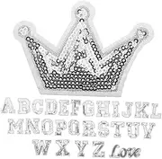 DOITOOL 56Pcs Alphabet Embroidered Patches Iron Sew Letter Patches for Hats Jeans Socks DIY Projects Versatile Applique for Clothing Repair and