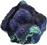 Crystals Mineral Specimens, 1Pc Natural Azurite Malachite Geode Crystal Mineral Specimen Healing Stone Reiki