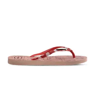 Havaianas 女 粉 哈瓦仕 迪士尼100週年紀念 米妮 毛怪 大眼仔 阿布 拖鞋 4148765-0076W