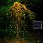1xSolar Powered Copper Wire Fairy Lights String Lamp Garden Party Outdoor Decor
