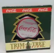 Coca-Cola Trim A Tree Collection Bottle Cap Coke Brand Ornament New In Box