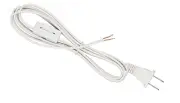 ® Lamp Cord with Rotary Switch, Polarized Plug, Stripped Ends Ready for Wiring a