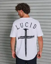 [Lucid] Lucid Men's Sense T-Shirt in White Size XL XL White