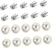jojofuny 150Sets Mini Claw Nail Rivets for DIY Crafts Fashion Button Accessories for Clothes Bags Shoes Corrosion Resistant Rivets Embellishment for Creative