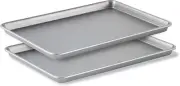Nonstick Bakeware, Baking Sheet, 2-Piece Set Silver