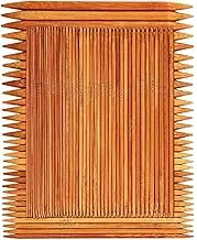 75 Pcs Double Pointed Knitting Needles Set BetyBedy Carbonized Bamboo Knitting Needles Perfect for Handmade Creative DIY - 8'' Length 15 Sizes (2.0mm -10.0mm) (5 Needles/Size)