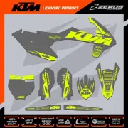KTM 85 MOTOCROSS GRAPHICS MX GRAPHICS KIT DECALS STICKERS SX 85 BLOK GRY/YEL
