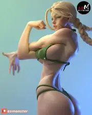 Cammy (Bikini) 3D Printed Kit Unpainted/Unassembled