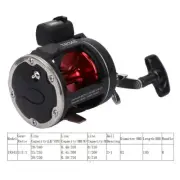 Trolling Reels Equipped With Line Counter Black Trolling Saltwater Offshore ZO