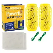 Wasp Trap Outdoor Hanging, Wasp and Carpenter Bee Trap, Sticky Bug Board 1123