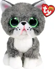 Ty Beanie Boo Fergus The Gray Cat - 6"