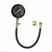 Engine Compression Face Gauge Tester Tool Kit Automobile w/ Adaptor & Hose New