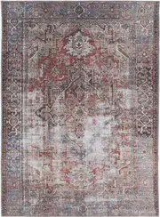 Sophia Heritage Machine Washable Brown Rug