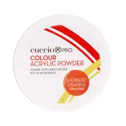 Cuccio Colour Color Acrylic Powder, Sherbert Orange, 1.6 Oz