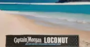 Captain Morgan Loconut Bar Mat 'An Explosively Delicious Coconut Shot'