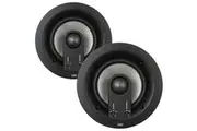 2PK Jamo IC 406 FGII Custom 400 Series 2-way In-Ceiling Speaker Home Audio White