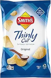 Smith's Thinly Cut Original Potato Chips 175 g